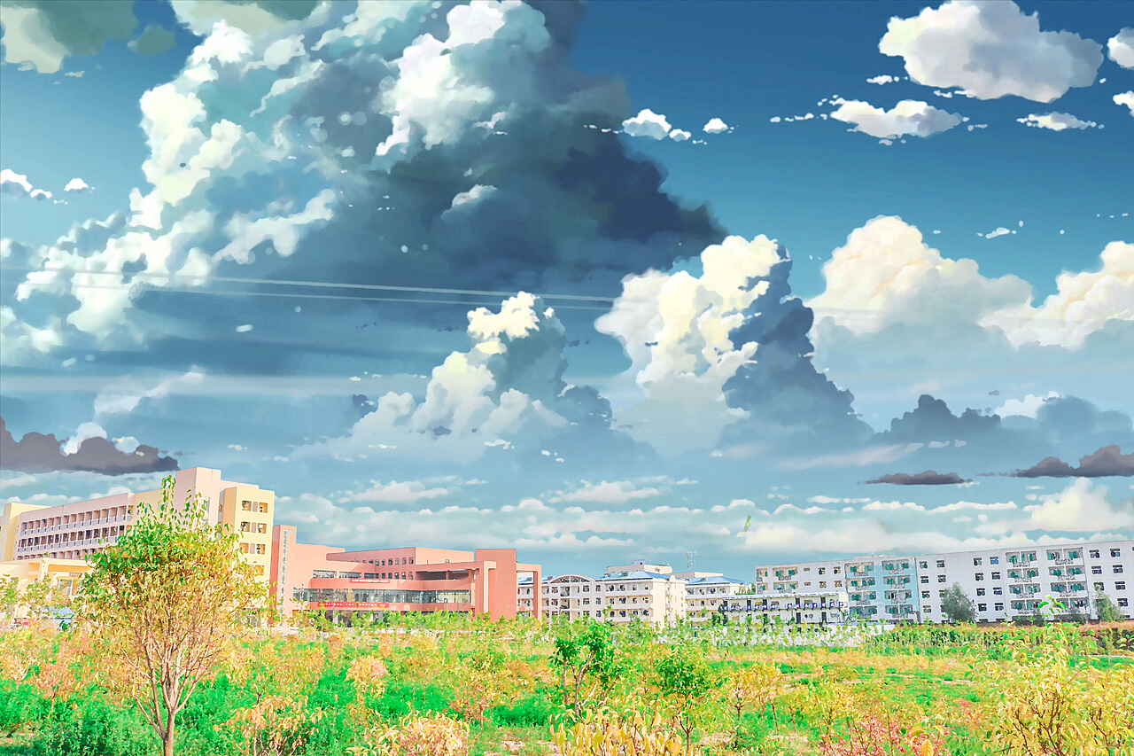 中北大學(xué)動漫設(shè)計 天空為幕，創(chuàng)意翱翔
